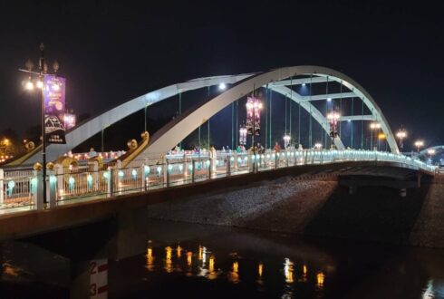 สะพานพระราชวังจันทน์ ปี 2565