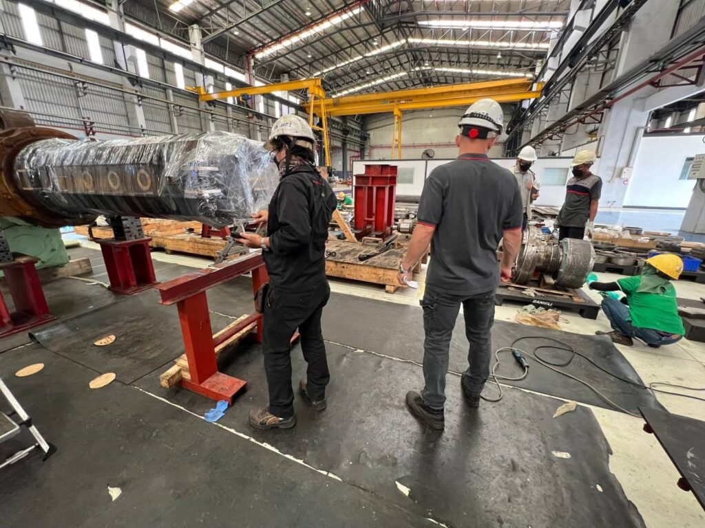 SSI trusts WCE to improve the quality of Mandrel down coiler New model.