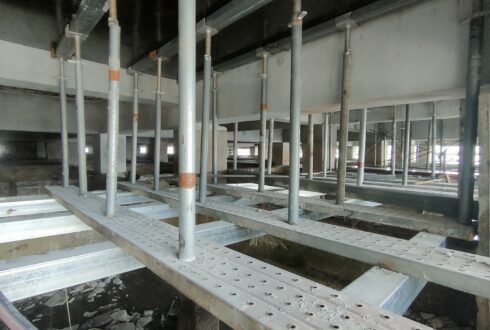 โครงการงานซ่อมพื้นด้านล่างที่ชุดรุดเสียหาย (ฐานราก)