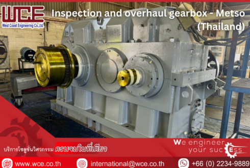Inspection and overhaul gearbox – Metso (Thailand)