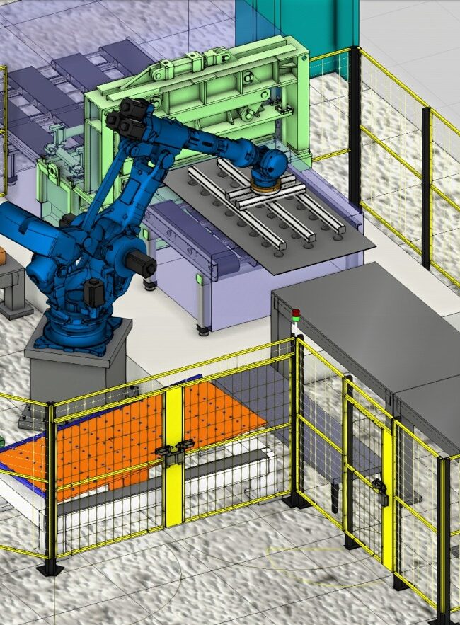 WCE - Handling Robot for Machine Tending (transfer for shearing machine)1