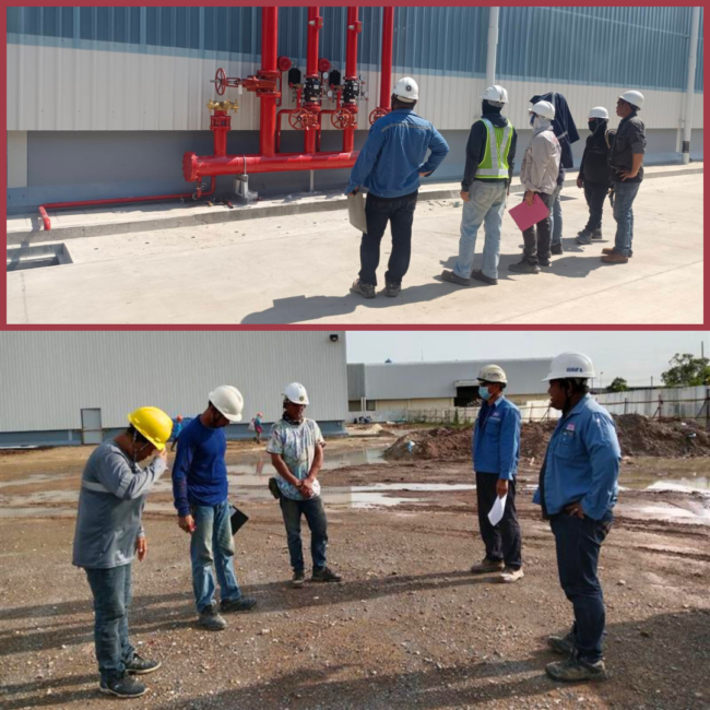 Fire protection and fire alarm system-wce