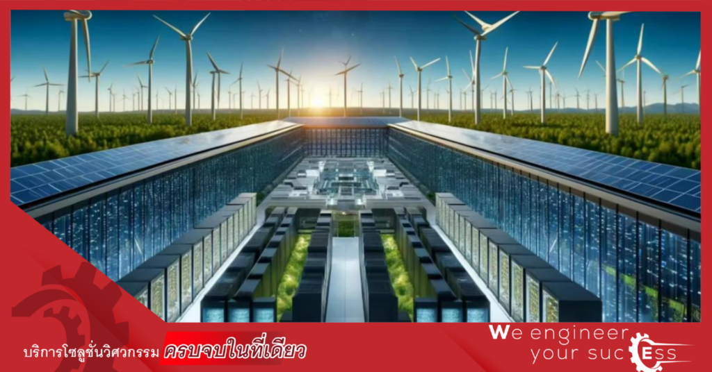 Data center and Solar power.