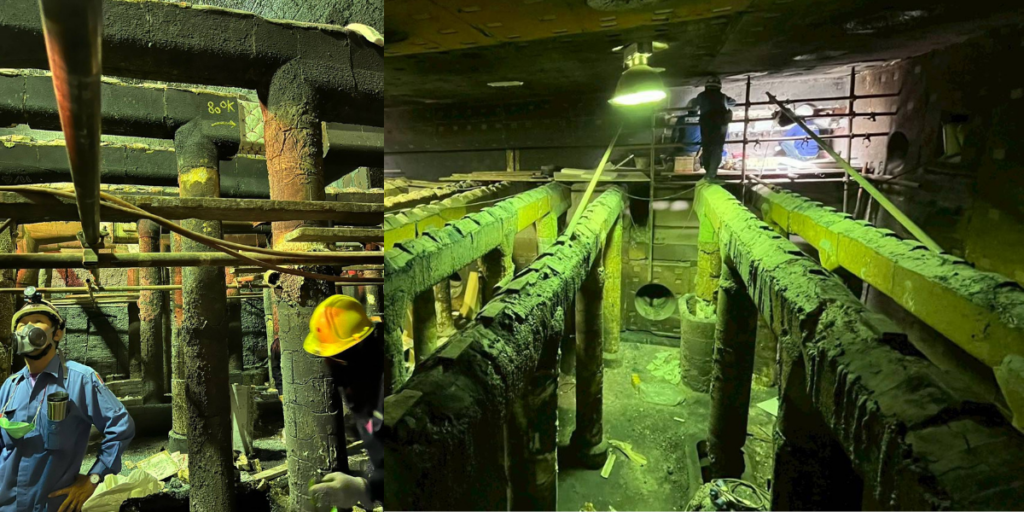 งานซ่อมบำรุง-เตาหลอม