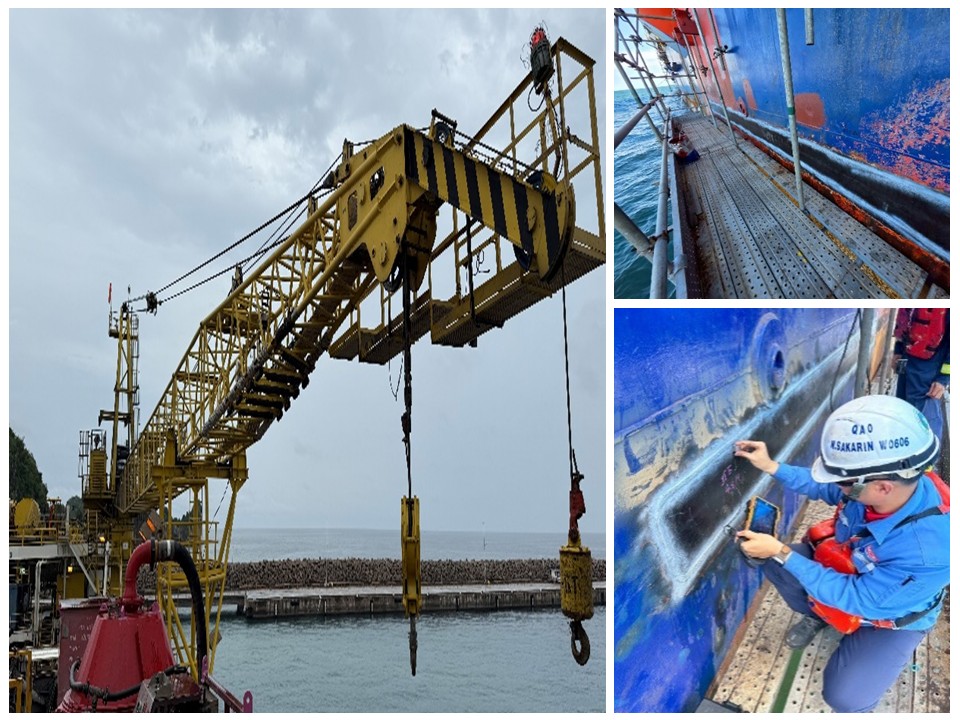 Line Boring Repair Crane and Inspection Service 