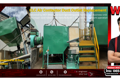 CLC Air Contactor Duct Outlet Replacement in Cold-Rolled Steel Production: Industrial Ductwork Engineering Principles and Safety Management