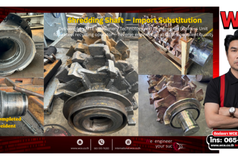 Shredding Shaft Manufacturing as Import Substitution: Heavy-Duty Shaft Engineering Principles and Replacement Part Production