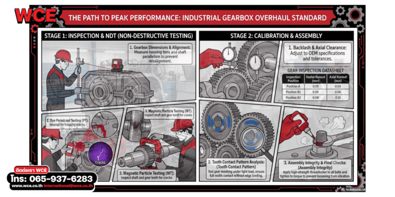 industrial gearbox overhaul