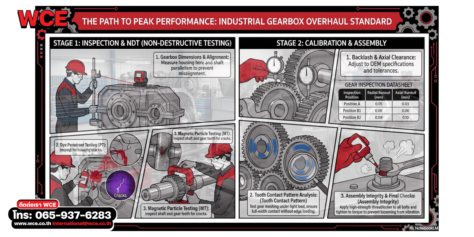 industrial gearbox overhaul