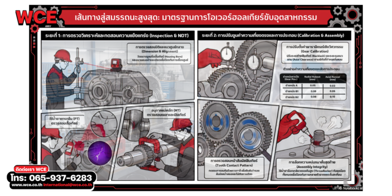 โอเวอร์ฮอลเกียร์ขับอุตสาหกรรม