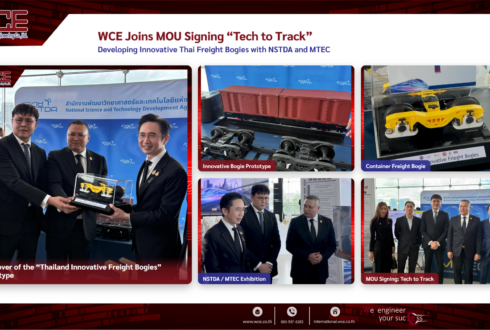 WCE Joins MOU Signing “Tech to Track” — Developing Innovative Thai Freight Bogies with NSTDA and MTEC