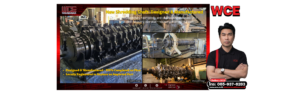Banner for MTE's locally made shredding shaft replacing an imported part, showing the completed rotor assembly, milling, shaft turning and the rotor on a lathe (AI-assisted illustration)