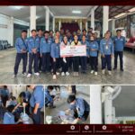 WCE employee volunteers cleaning and improving community spaces at Wat Bo Thonglang, Bang Saphan, Prachuap Khiri Khan