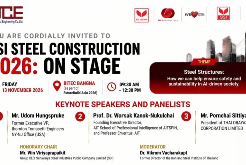 WCE Invites You to SSI Steel Construction 2026: ON STAGE – The Future of Steel Structures in the AI Era