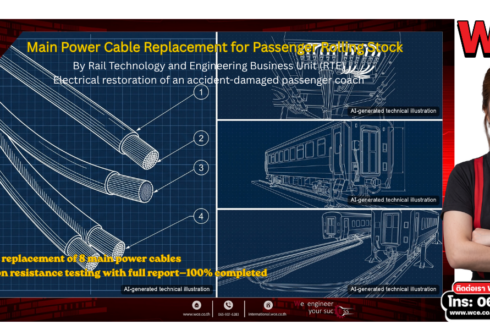 Main Power Cable Replacement in Passenger Rolling Stock: Principles and a WCE RTE Case Study