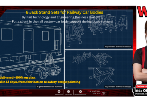 Railway Jack Stands for Bogie Removal: Principles and a WCE RTE Case Study