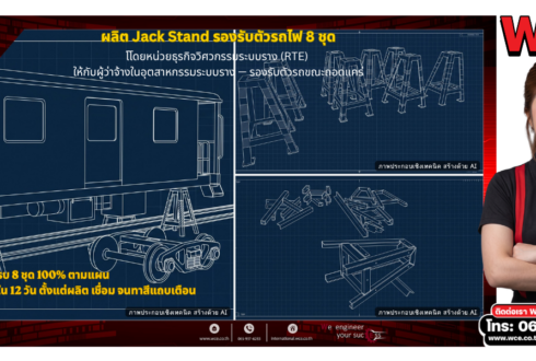 Jack Stand รองรับตัวรถไฟขณะถอดแคร่: หลักการและกรณีศึกษา WCE RTE