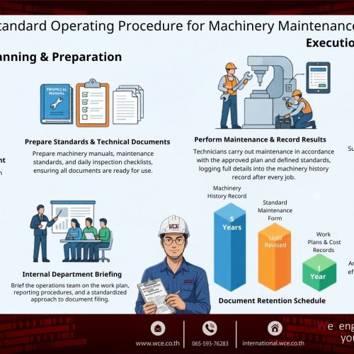 Infographic: Standard Operating Procedures for Machinery Maintenance | West Coast Engineering Co., Ltd.