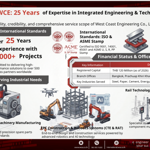 West Coast Engineering Co., Ltd. (WCE) — Over 25 Years of Excellence, Part of Sahaviriya Group